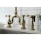 Kingston Brass KS7793TALBS Bridge Kitchen Faucet with Brass Sprayer, Antique Brass KS7793TALBS - alternate 2